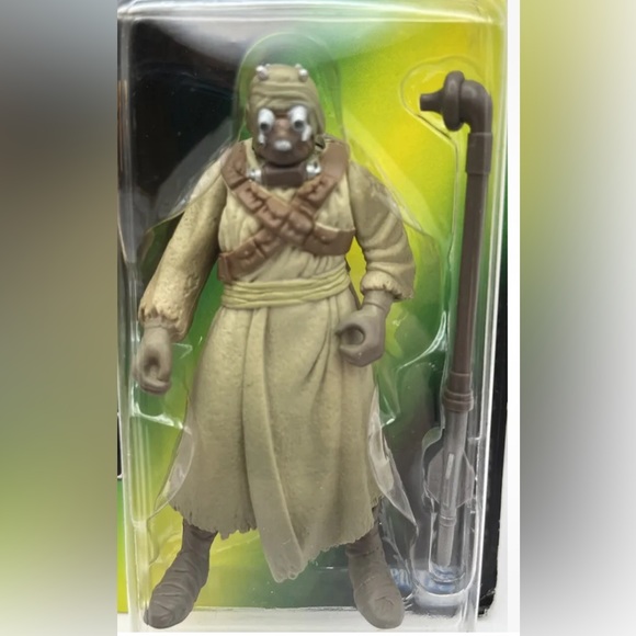 Star Wars The Power Of The Force Tusken Raider with Gaderffii Stick Figure. - Picture 3 of 8